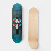 Jesus Kreuz Skateboard (Vorderseite)