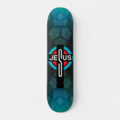 Jesus Kreuz Skateboard (Vorne)