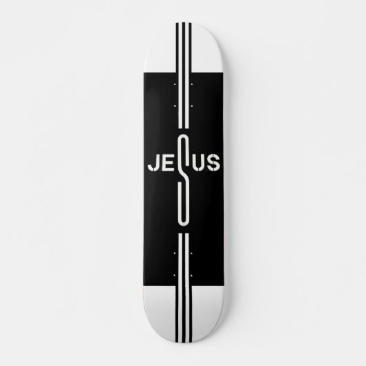 Jesus Kreuz Skateboard (Vorne)