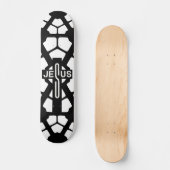 Jesus Kreuz Skateboard (Vorderseite)
