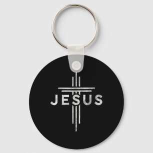 Jesus kreuzen Christus Christliches Vintages Jesus Schlüsselanhänger
