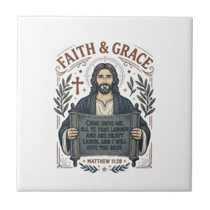 Jesus Kreuzstich Vintage-Shirt Christliches Grafik Fliese