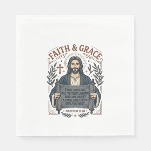 Jesus Kreuzstich Vintage-Shirt Christliches Grafik Serviette