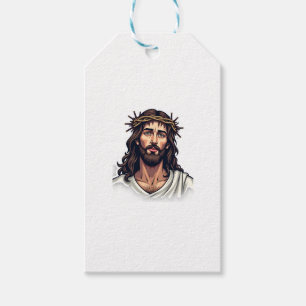 Jesus Kronennägel Vintage Gravur T-Shirt 2 Geschenkanhänger