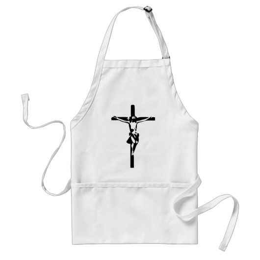 Jesus - Kruzifix Schürze (Vorne)