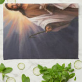 Jesus Küchenhandtuch Geschirrtuch (Gefaltet)