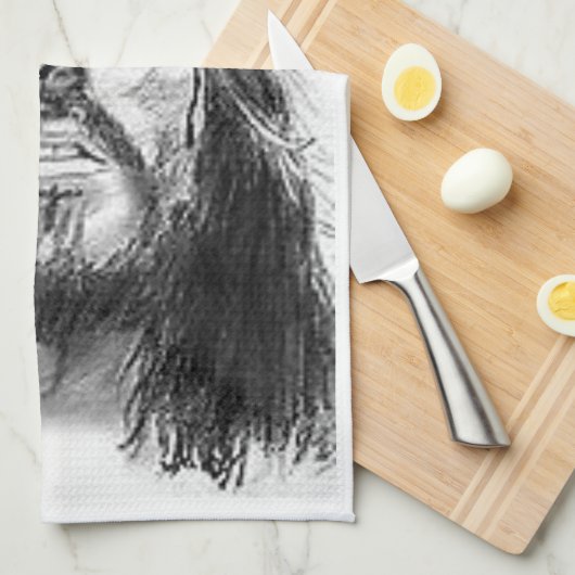 Jesus Küchenhandtuch Geschirrtuch (Viertel Falte)