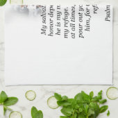 Jesus Küchenhandtuch Psalm 62:7-8 Geschirrtuch (Gefaltet)