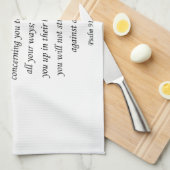 Jesus Küchenhandtuch Psalm 91:11-12 Geschirrtuch (Viertel Falte)