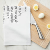 Jesus Küchenhandtuch Psalm 93:4 Geschirrtuch (Viertel Falte)