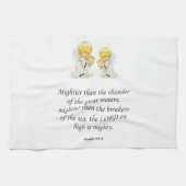 Jesus Küchenhandtuch Psalm 93:4 Geschirrtuch (Horizontal)