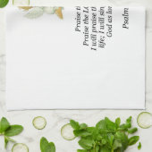 Jesus Küchenhandtuch Psalmen 146:1-2 Geschirrtuch (Gefaltet)