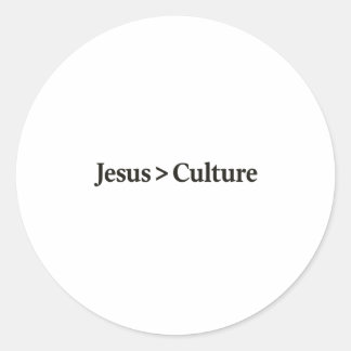 Jesus > Kulturaufkleber. Runder Aufkleber