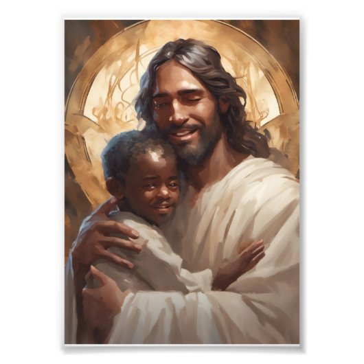 Jesus Kunst Fotodruck (Vorne)