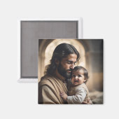 Jesus Kunst Magnet (Vorderseite/Rückseite)