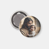 Jesus Kunst Magnet (Vorderseite/Rückseite)