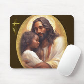 Jesus Kunst Mousepad (Mit Mouse)