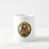 Jesus Küsschen Rot Herz Like Button Humor_1 Kaffeetasse (Mittel)