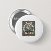 Jesus Laboretikett Glaube Jesus Laborchrist Button (Vorne & Hinten)