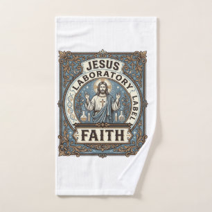 Jesus Laboretikett Glaube Jesus Laborchrist Handtuch