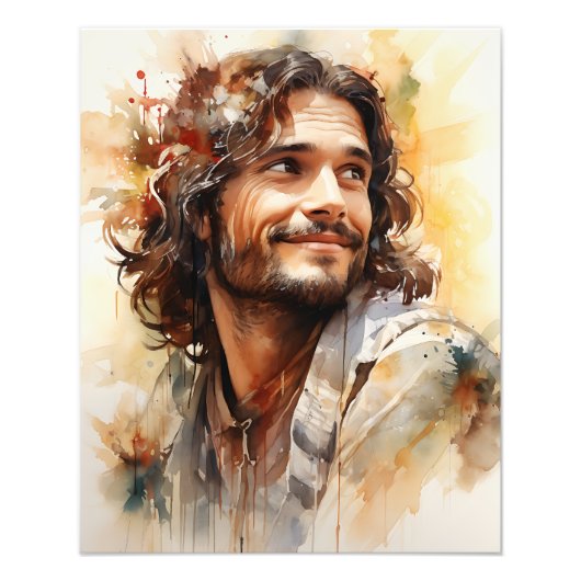 Jesus lächelnd Foto (Vorne)