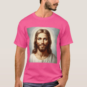 Jesus lächelt Jesus Christus Jesus Gesicht Lord Ch T-Shirt