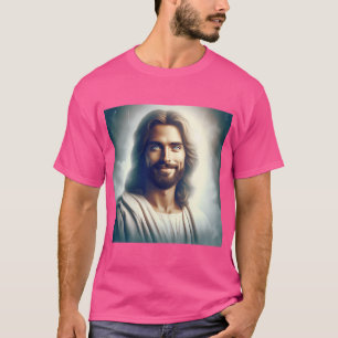 Jesus lächelt Jesus Christus Jesus Gesicht Lord Ch T-Shirt