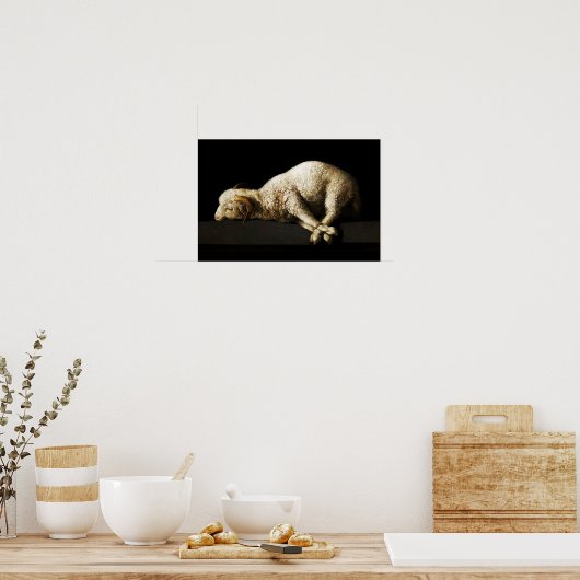 Jesus Lamb Gottes - Agnus Dei Poster (Küche)
