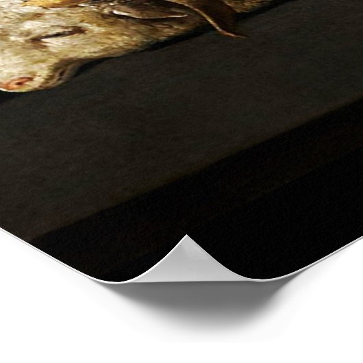 Jesus Lamb Gottes - Agnus Dei Poster (Ecke)