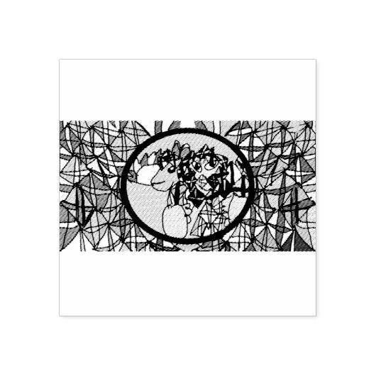 Jesus Lamb Gummistempel (Prägung)