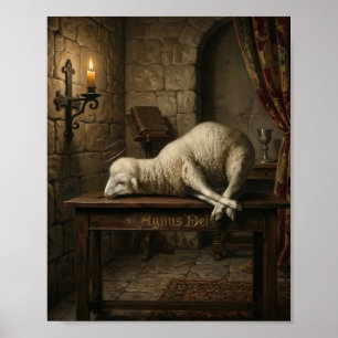 Jesus Lamm Gottes - Agnus Dei Poster