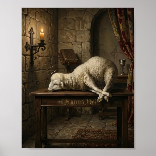 Jesus Lamm Gottes - Agnus Dei Poster (Vorne)
