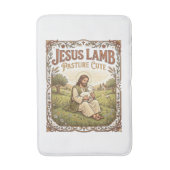 Jesus Lamm Weide Niedlich Jesus Lamm Weide Niedlic Badematte (Vorderseite Vertikal)