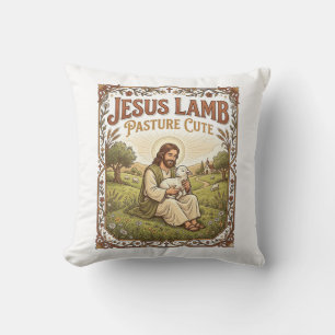 Jesus Lamm Weide Niedlich Jesus Lamm Weide Niedlic Kissen