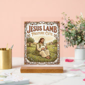Jesus Lamm Weide Süß Jesus Lamm Weide Süß Ch Acrylschild (Hochzeit)