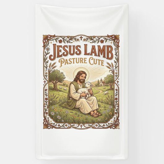 Jesus Lamm Weide Süß Jesus Lamm Weide Süß Ch Banner (Vertikal)