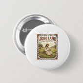 Jesus Lamm Weide Süß Jesus Lamm Weide Süß Ch Button (Vorne & Hinten)