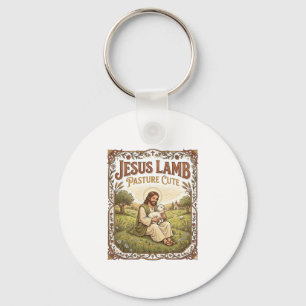 Jesus Lamm Weide Süß Jesus Lamm Weide Süß Ch Schlüsselanhänger