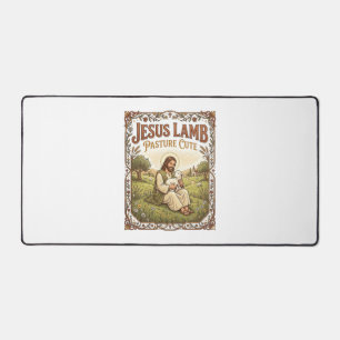 Jesus Lamm Weide Süß Jesus Lamm Weide Süß Ch Schreibtischunterlage