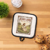 Jesus Lamm Weide Süß Jesus Lamm Weide Süß Ch Topflappen (Oben Unten)
