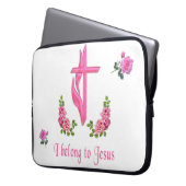 Jesus Laptopschutzhülle (Vorderseite Links)