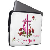 Jesus Laptopschutzhülle (Vorne Rechts)
