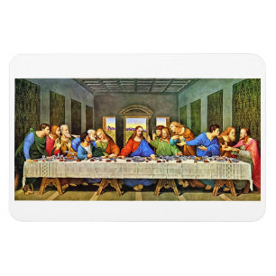 Jesus Last Supper Flexible Foto Magnet