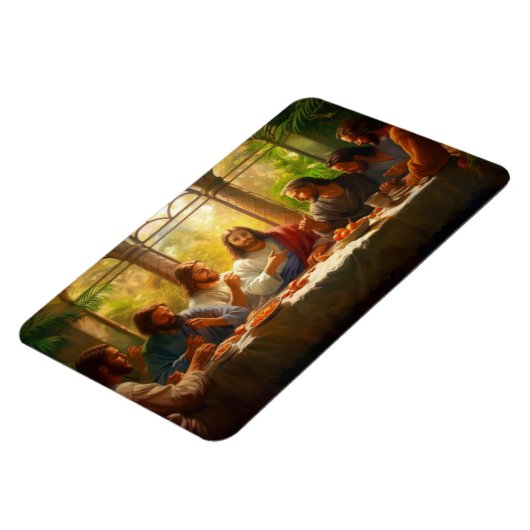 Jesus Last Supper Magnet (Linke Seite)