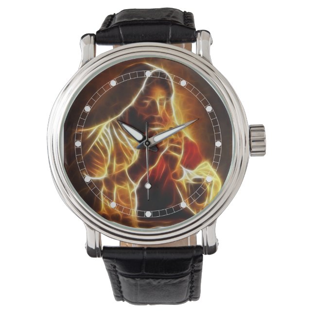 Jesus Last Supper Watch (mehrere Modelle) Armbanduhr (Vorderseite)