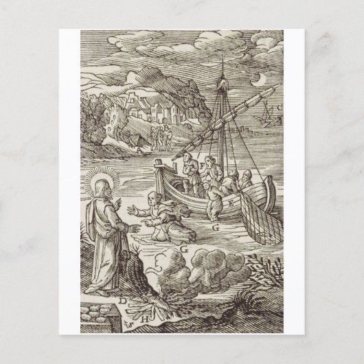 Jesus läuft auf dem Wasser (Vorderseite)