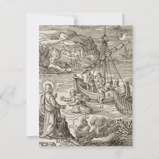 Jesus läuft auf dem Wasser (Vorderseite)