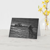 Jesus läuft auf dem Wasser Karte (Gelbe Blume)