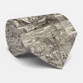 Jesus läuft auf dem Wasser Krawatte (Gerollt)