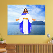 Jesus läuft auf dem Wasser Leinwanddruck (Insitu (Wohnzimmer))